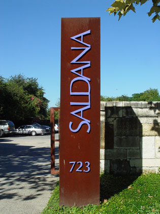 Photo of Saldana Sign